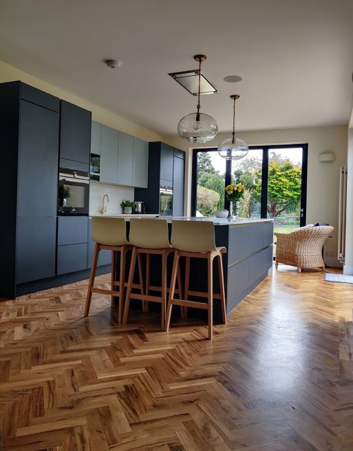 Maggiore 21mm Solid Wood Parquet Flooring - Unfinished Rustic Oak