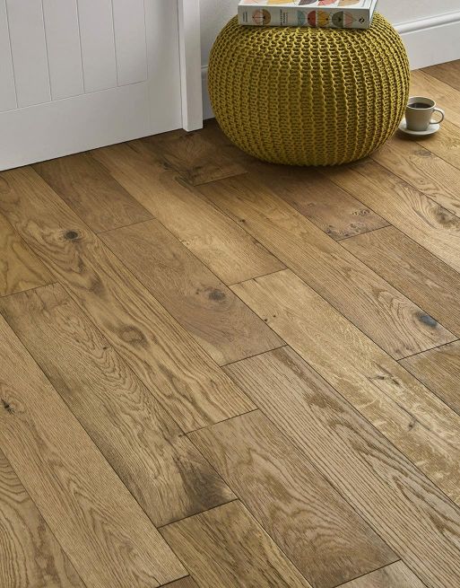 Garda 14mm Lacquered Engineered Wood Flooring -Natural French Oak