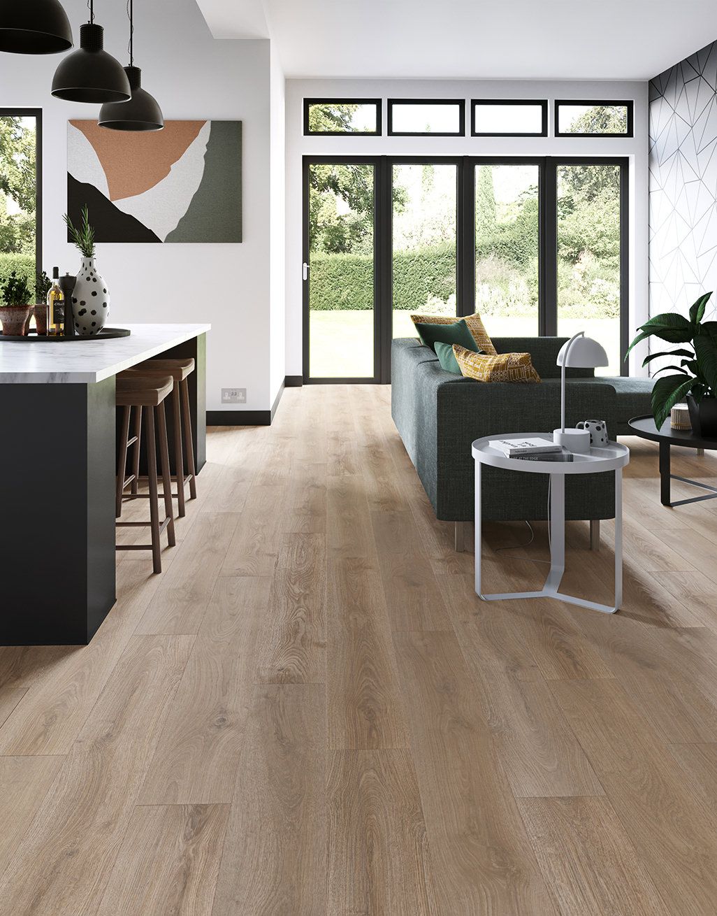 Kronotex Windimere 7mm Laminate Flooring - Light Sand Oak 4