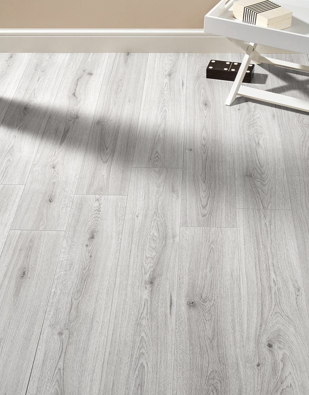 Kronotex Derwent 8mm Laminate Flooring - Grey Trend Oak 1