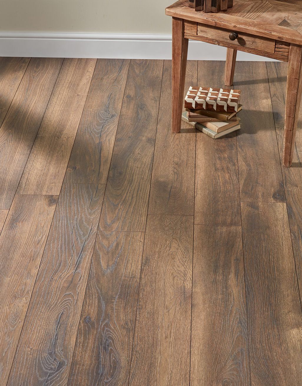 Kronotex Elter Narrow 10mm Laminate Flooring - Wharf Dark Oak 1