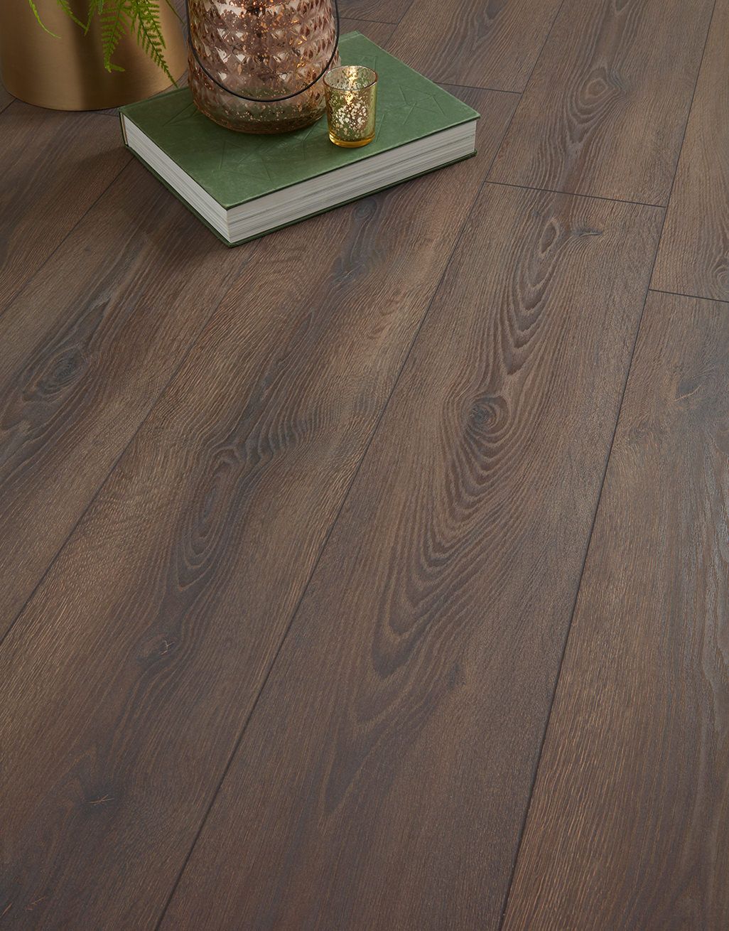 Grisedale 8mm Laminate Flooring - Dark Oak 2