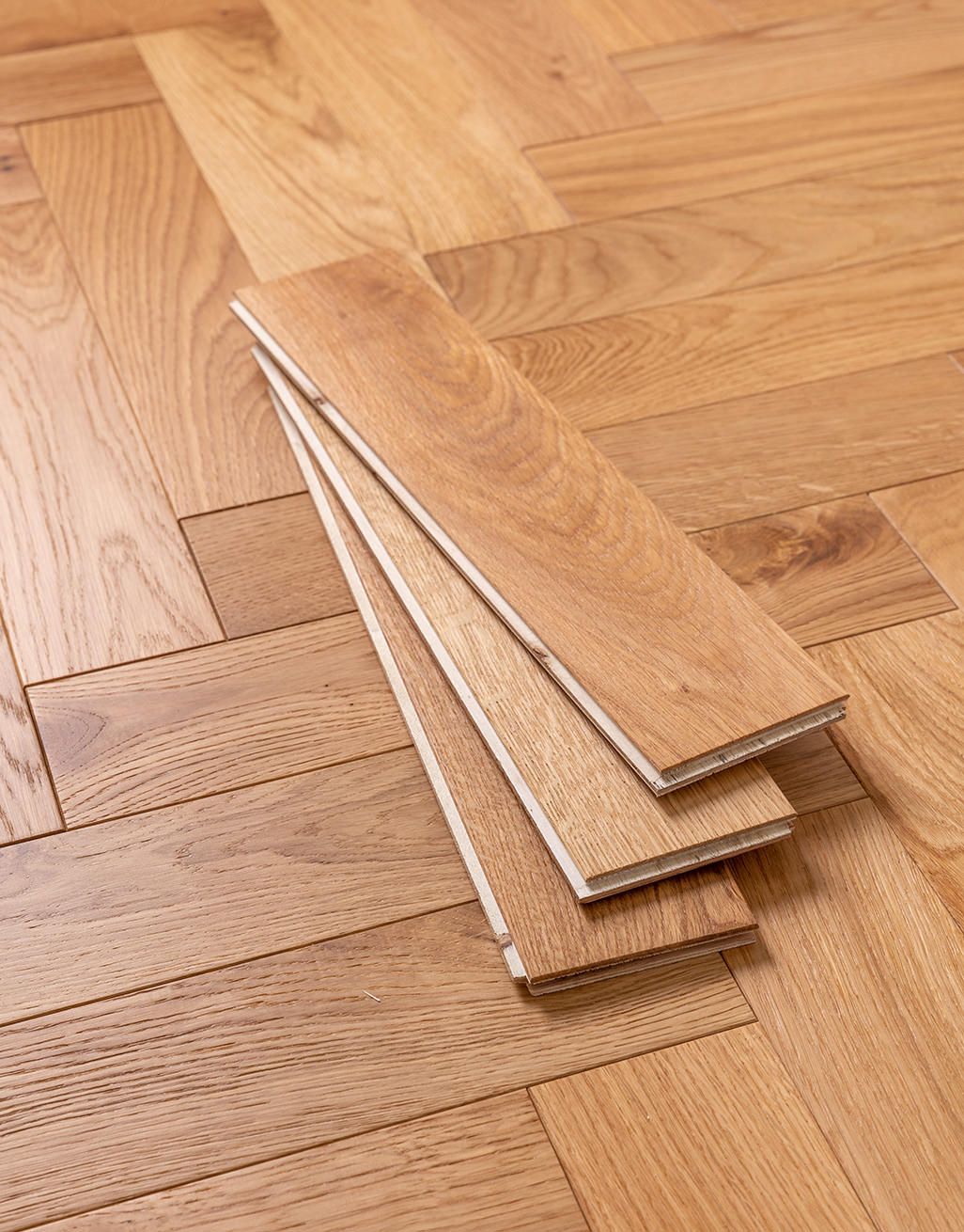 Lucerne 10mm Herringbone Engineered Wood Flooring - County Oak 3